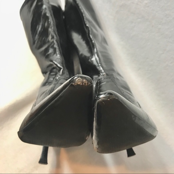 Etienne Aigner Thigh High Riding Boots Heel - Picture 7 of 8